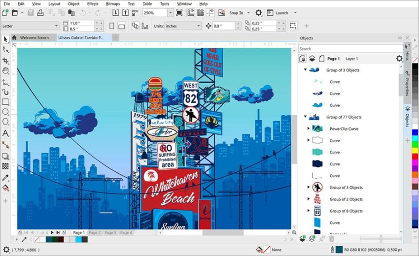 coreldraw chức năng